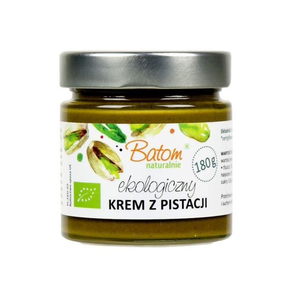 Krem z pistacji BIO 180 g Batom  cena 16,25$