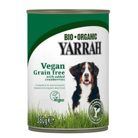 Karma dla psa vege z dodatkiem żurawiny 380 g Yarrah cena €2,48