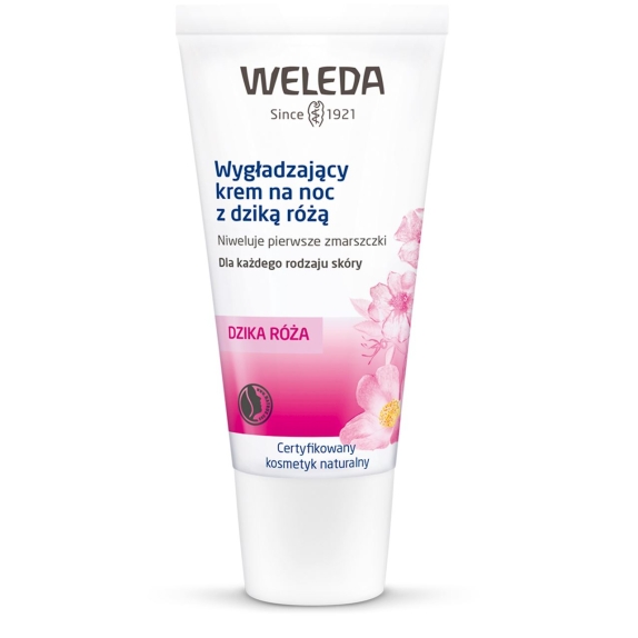 Wygładzający krem na noc z dziką różą ECO 30 ml Weleda cena 98,65zł