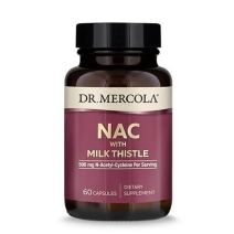 Dr Mercola NAC z ostropestem plamistym 60kapsułek