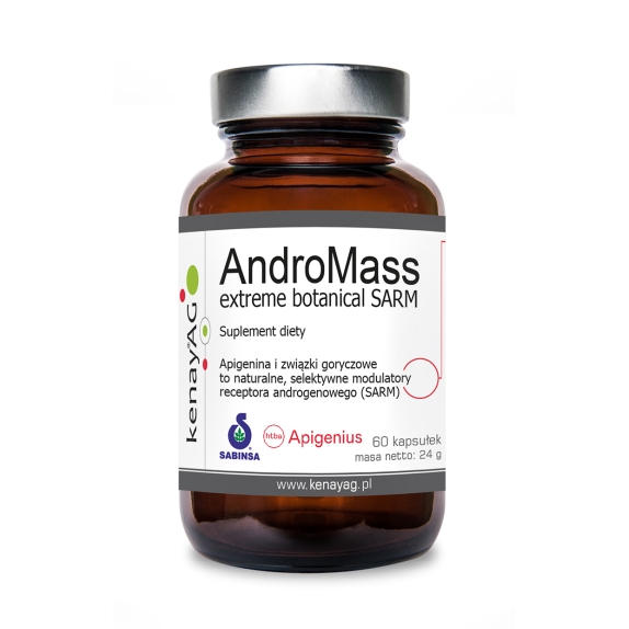 Kenay AndroMass apigenina + gorzki melon 60 kapsułek cena 22,92$