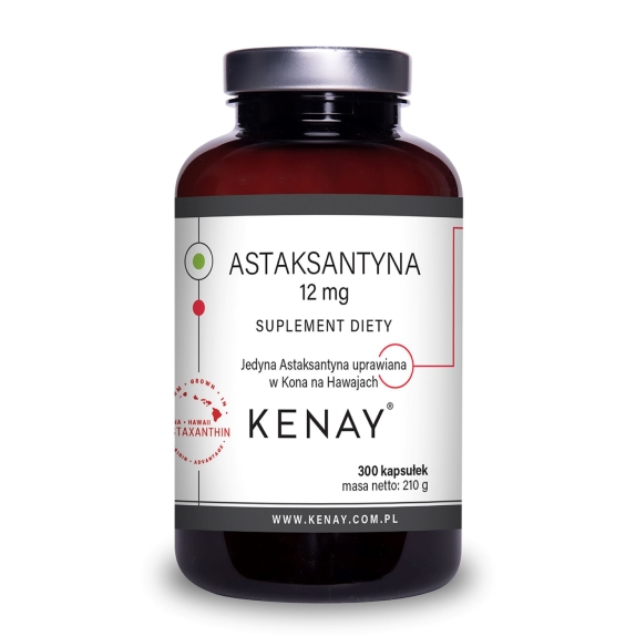 Kenay Astaksantyna 12mg 300 kapsułek PROMOCJA! cena 162,53$