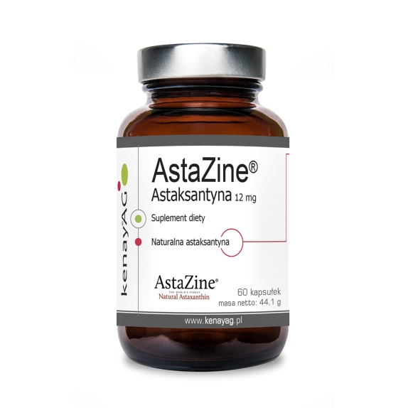 Kenay AstaZine® Astaksantyna 12mg 60 kapsułek cena 39,12$