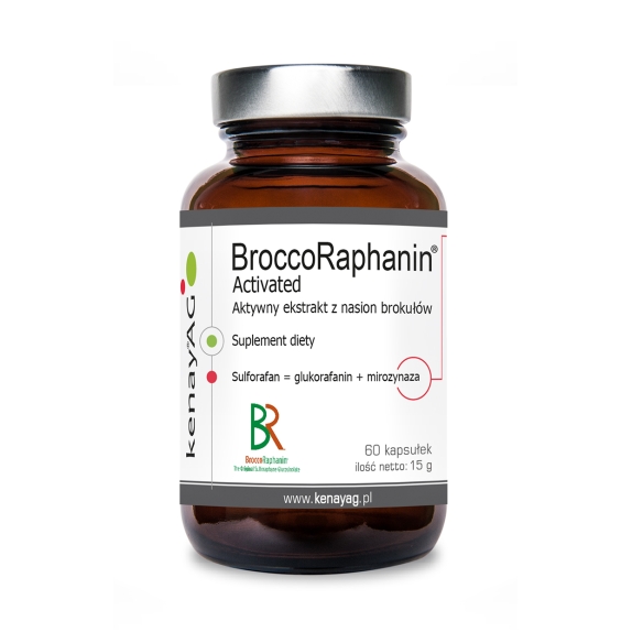 Kenay BroccoRaphanin® Activated - Aktywny ekstrakt z nasion brokułów 60 kapsułek cena €17,64
