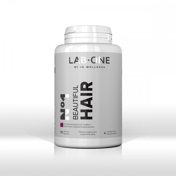 LAB ONE N°1 Beautiful Hair 90 kapsułek cena 32,13$