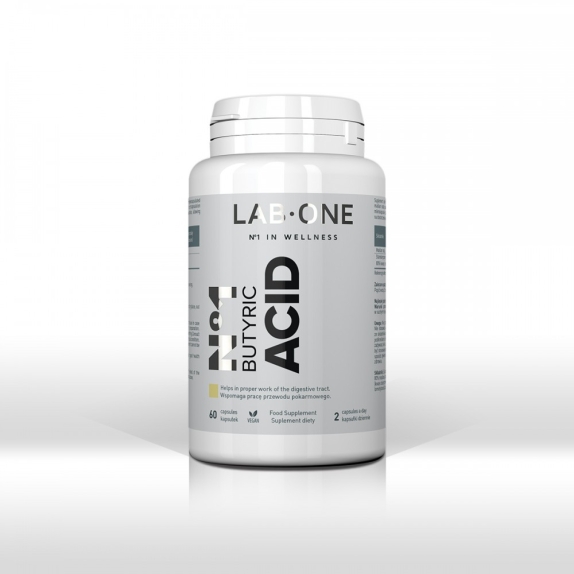 LAB ONE N°1 Butyric Acid 60 kapsułek cena 15,25$