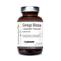 Kenay Ginkgo Biloba z Ginkgoselect® PLUS Phytosome 60 kapsułek