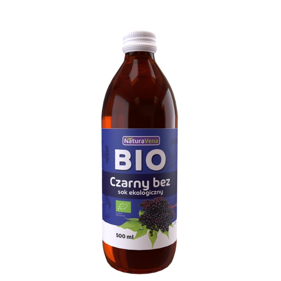 Sok z czarnego bzu 100% BIO 500 ml NaturAvena cena 24,69zł