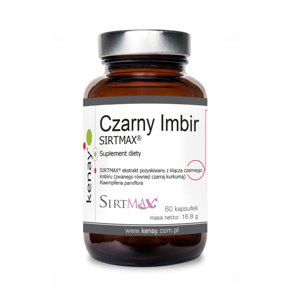 Kenay czarny imbir SIRTMAX® 60 kapsułek cena 12,50$