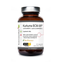 Kenay Kurkuma BCM-95® (CURCUGREEN®) z piperyną (BIOPERINE®) 60 kapsułek 
