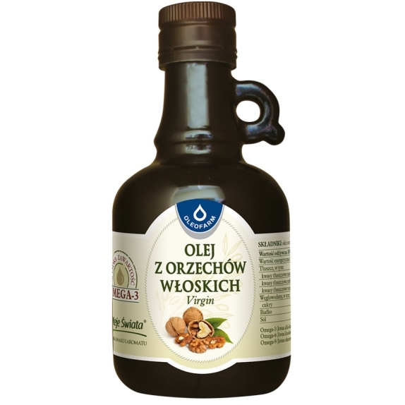 Oleofarm olej z orzechów włoskich 250 ml cena 35,60zł