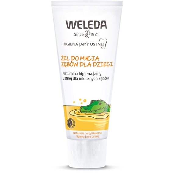 Żel do mycia zębów dla dzieci bez fluoru ECO 50 ml Weleda cena 25,75zł