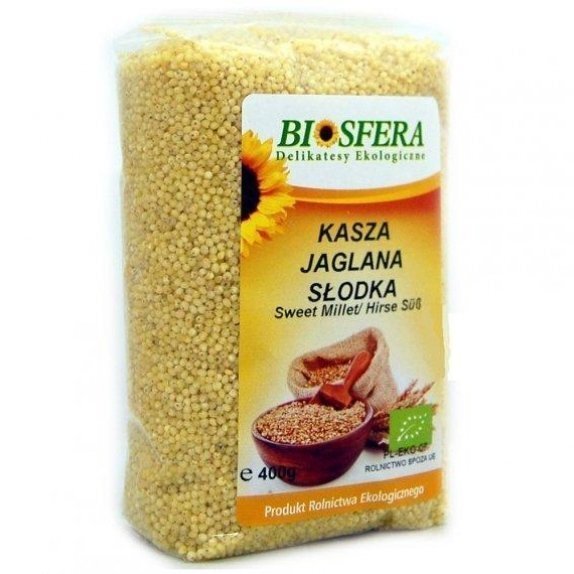 Kasza jaglana słodka 400 g Biosfera cena 9,98zł