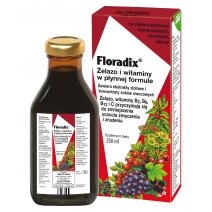 Floradix żelazo i witaminy 250 ml