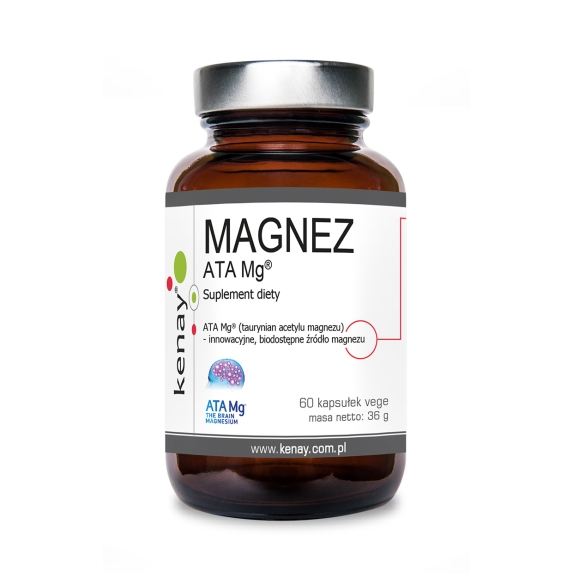 Kenay Magnez ATA Mg® 60 kapsułek cena 13,36$