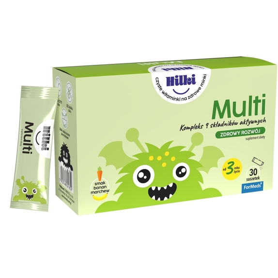 Formeds Hilki Multi witaminy dla dzieci 30 saszetek cena €18,12