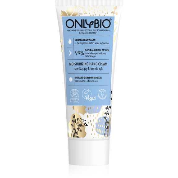 OnlyBio krem do rąk nawilżający skwalan + woda lodowcowa ECO 75ml cena 11,55zł