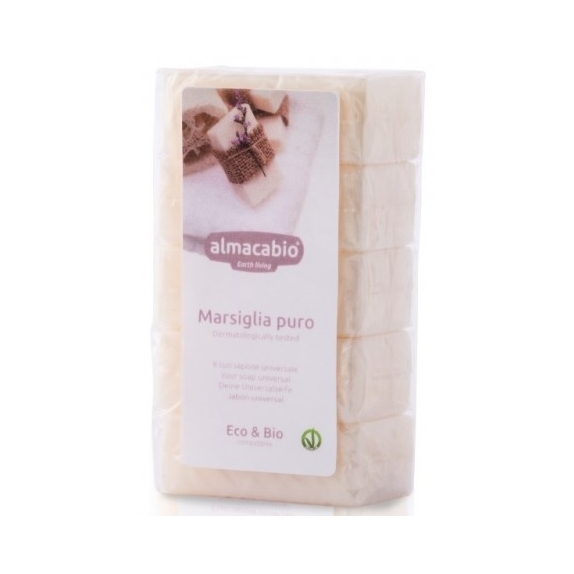 Almacabio Mydło marsylskie kostka 5 x100g cena €5,57