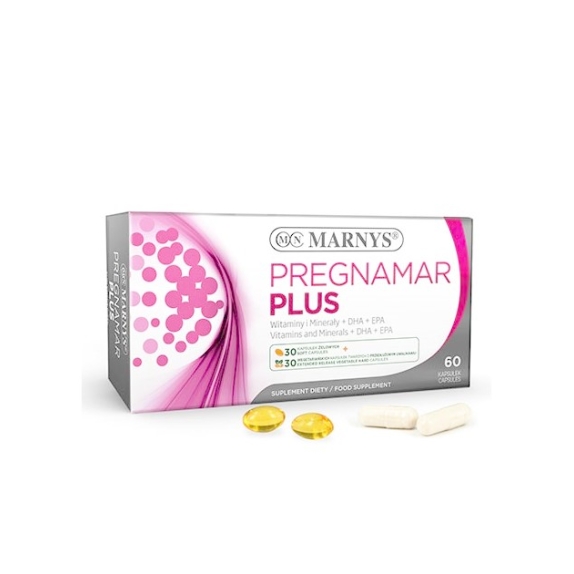 Marnys pregnamar plus 30 kapsułek + 30 kapsułek cena 56,90zł