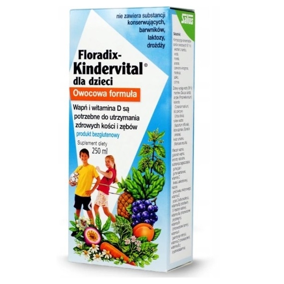 Floradix Kindervital dla dzieci 250 ml cena 37,00zł