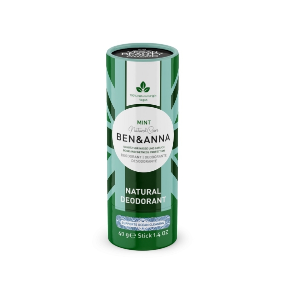 Ben&Anna dezodorant w sztyfcie na bazie sody Mint 40 g cena 28,25zł