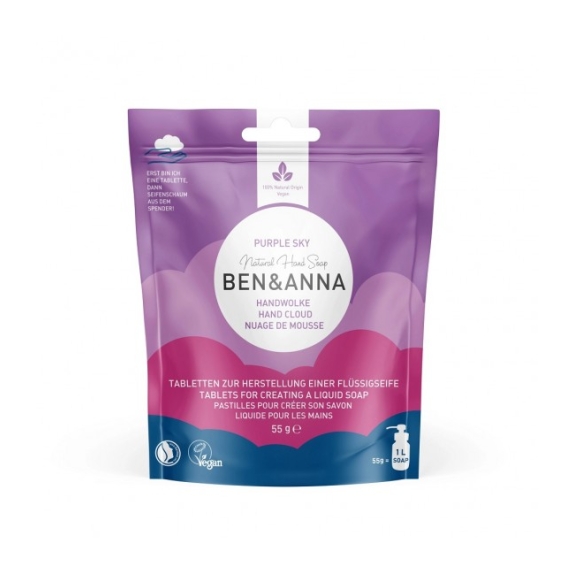 Ben&Anna mydło do rąk w tabletkach Purple Sky 10 sztuk ECO cena 22,85zł
