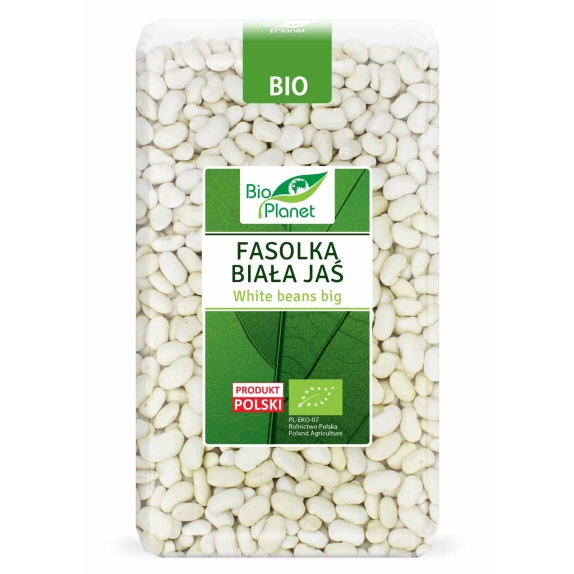 Fasolka biała Jaś BIO 1 kg Bio Planet cena 24,45zł