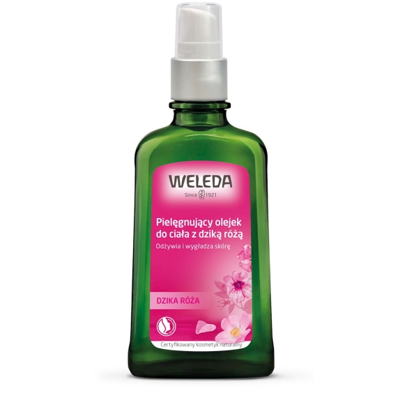 Olejek do ciała z dziką różą pielęgnujący ECO 100 ml Weleda cena 83,09zł