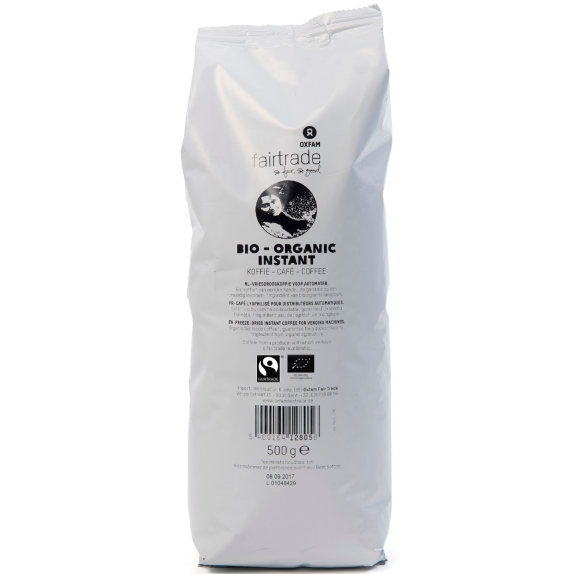 Kawa rozpuszczalna liofilizowana Fair Trade BIO 500 g Oxfam cena 146,49zł