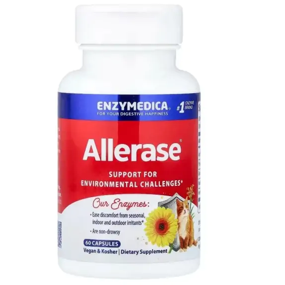 Enzymedica Allerase 60 kapsułek cena 28,69$
