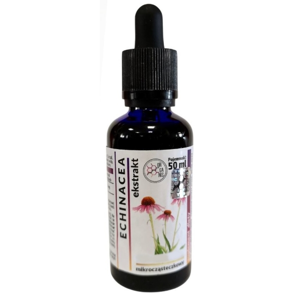 Echinacea jeżówka wyciąg mikrocząsteczkowy 50 ml Organis cena 21,33$