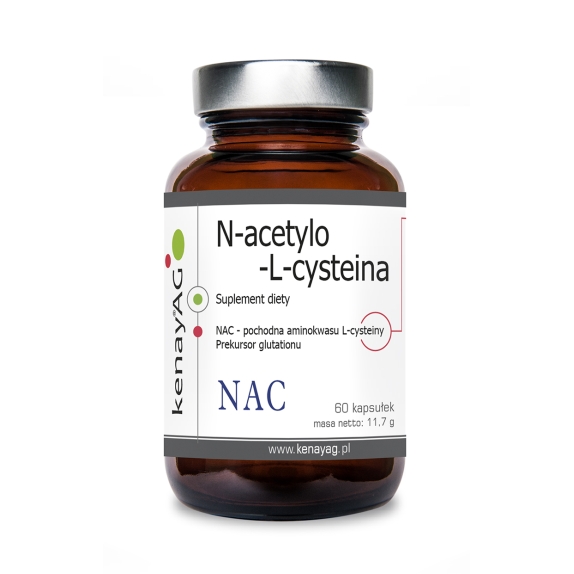 Kenay NAC N-acetylo-L-cysteina 150 mg 60 kapsułek cena 30,24$