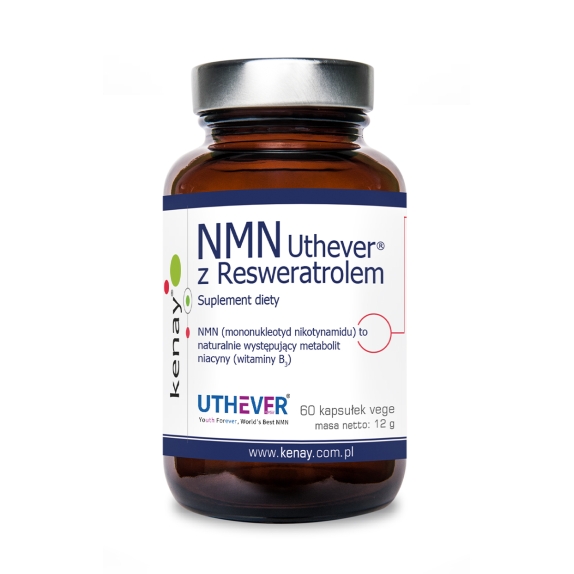 Kenay NMN Uthever® z Resweratrolem 60 kapsułek cena 129,90zł