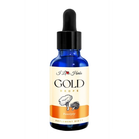 Gold Drops bylica orzech czarny czepota wrotycz 50 ml I Love Herbs cena €28,99