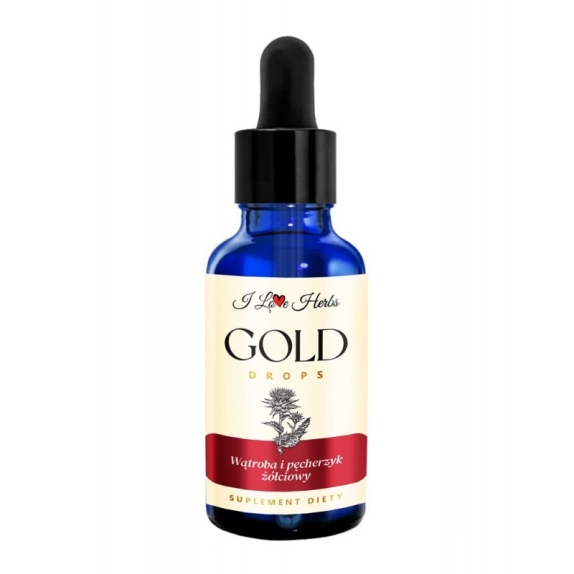 I Love Herbs Gold Drops wątroba i pęcherzyk żółciowy 50 ml  cena 128,00zł