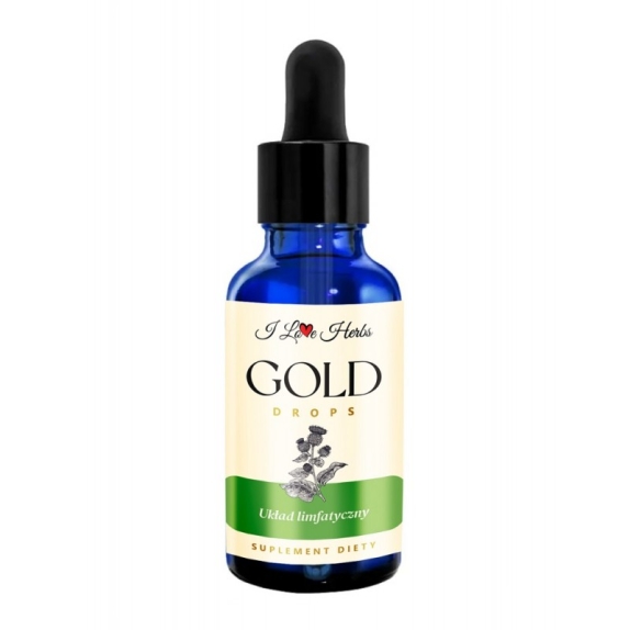 I Love Herbs Gold Drops układ limfatyczny 50 ml cena 128,00zł