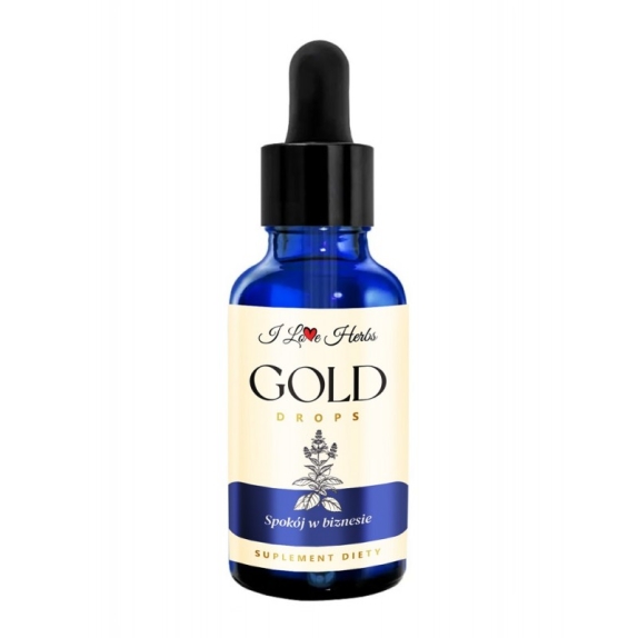 Gold Drops spokój w biznes 50 ml I Love Herbs cena 34,56$