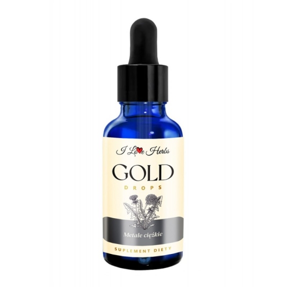 Gold Drops metale ciężkie 50 ml I Love Herbs cena 128,00zł