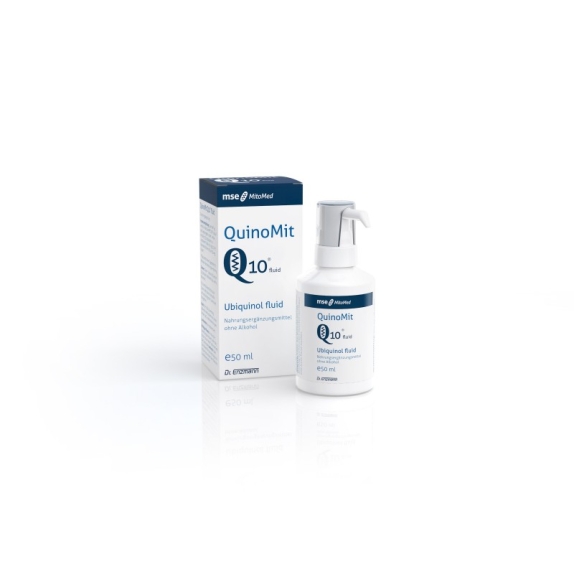 Dr Enzmann QuinoMit Q10 fliud najbardziej aktywna forma koenzymu Q10 50 ml cena €122,07