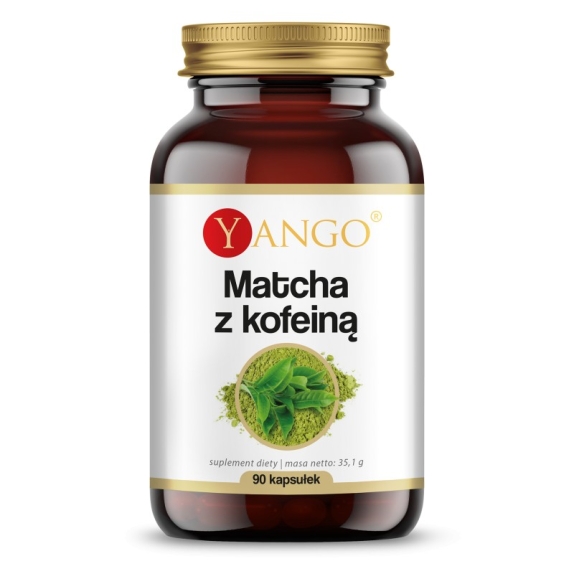 Yango Matcha z kofeiną 90 kapsułek cena 30,50zł