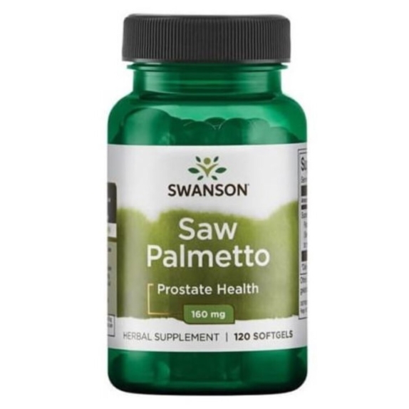 Swanson saw palmetto extract 160 mg 120 żelowych kapsułek MEGA CENA !!! OSTATNIA SZTUKA !!! cena 67,90zł