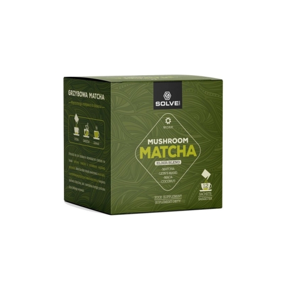 Solve Labs matcha 12 saszetek cena 69,90zł