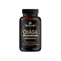 Solve Labs chaga mushroom błyskoporek podkorowy 60 kapułek