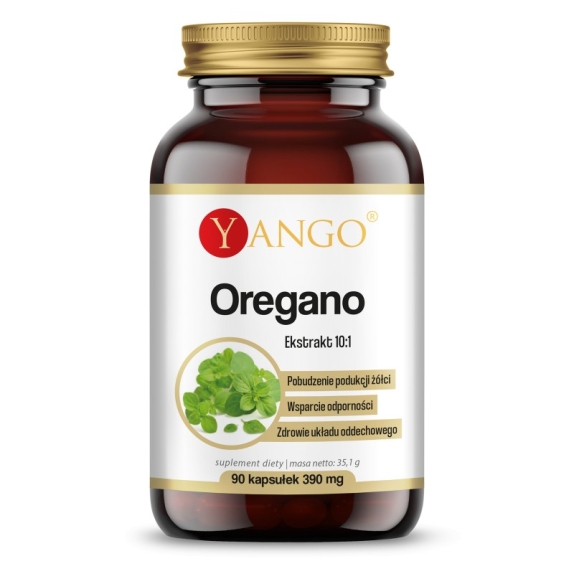 Yango Oregano ekstrakt 90 kapsułek cena 7,42$