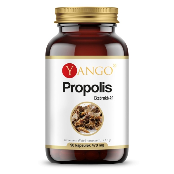 Yango Propolis ekstrakt 4:1 90 kapsułek cena 55,90zł