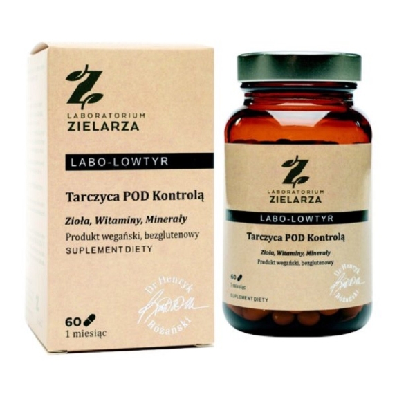 Laboratorium Zielarza Henryk Różański Labo - Lowtyr tarczyca pod kontrolą 60 kapsułek cena 20,79$