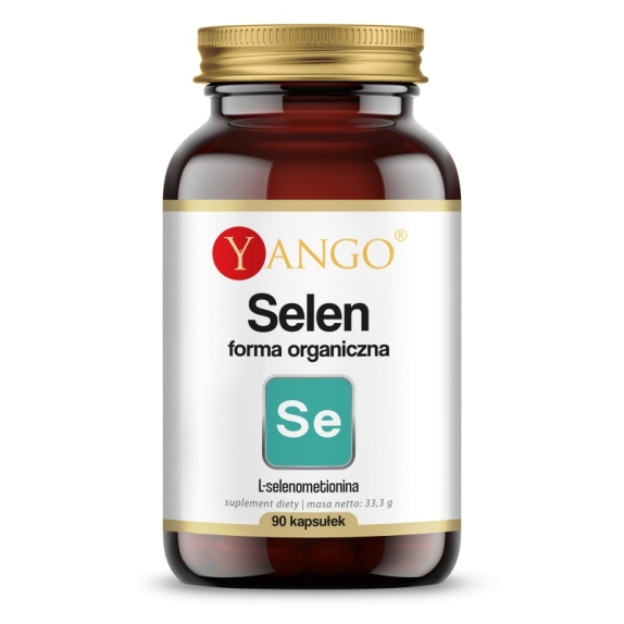 Yango Selen forma organiczna 90 kapsułek cena 28,89zł