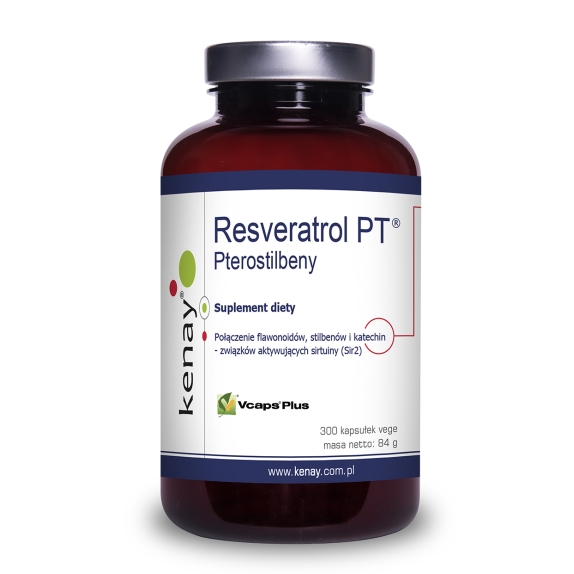 Kenay PTEROSTILBENY Resveratrol PT®300kaps cena 649,90zł