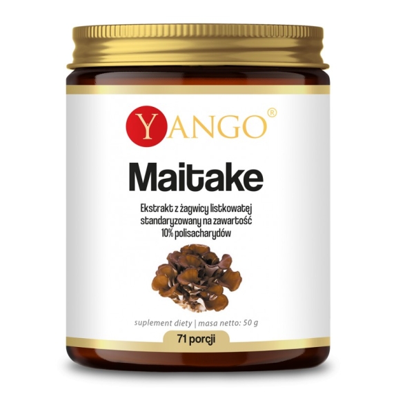 Yango Maitake ekstrakt 10% polisacharydów 50 g cena 18,33$