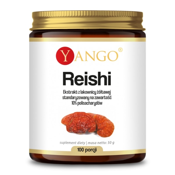 Yango Reishi ekstrakt 10% polisacharydów 50 g cena €15,29